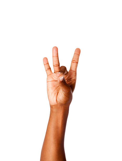 istock American Sign Language Number Eight 168623662
