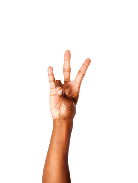 istock American Sign Language Number Seven 168623669