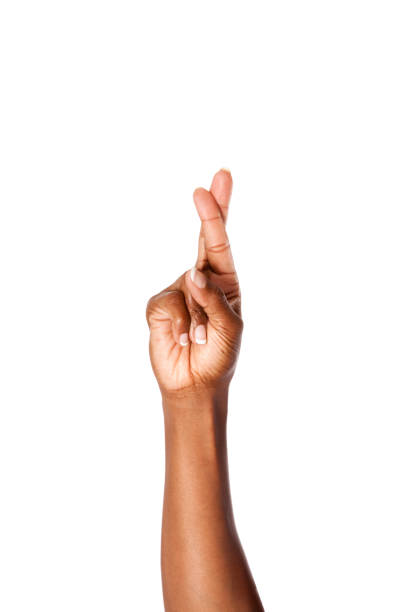 istock Letter R in American Sign Language 168623687