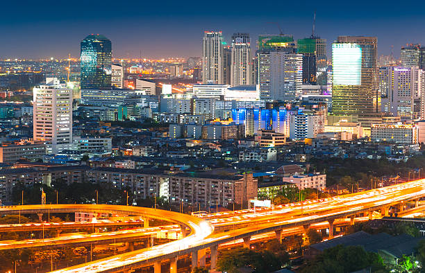 istock Aerial cityscape view in Asia 168623818
