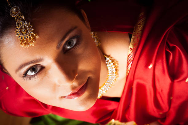 istock young woman wearing bollywood-style sari 168624080