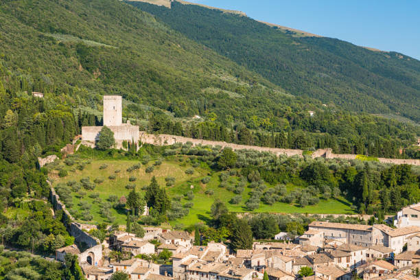 istock Rocca Maggiore in Assisi, Italy 1686247181