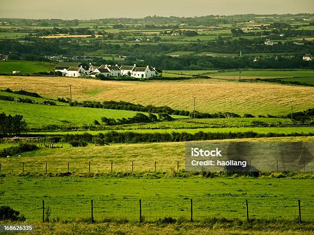 Irlandzkiej Farmy - zdjęcia stockowe i więcej obrazów Bez ludzi - Bez ludzi, Chmura, Dom - Budowla mieszkaniowa