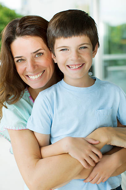istock Happy Mother and Son Portrait 168626596