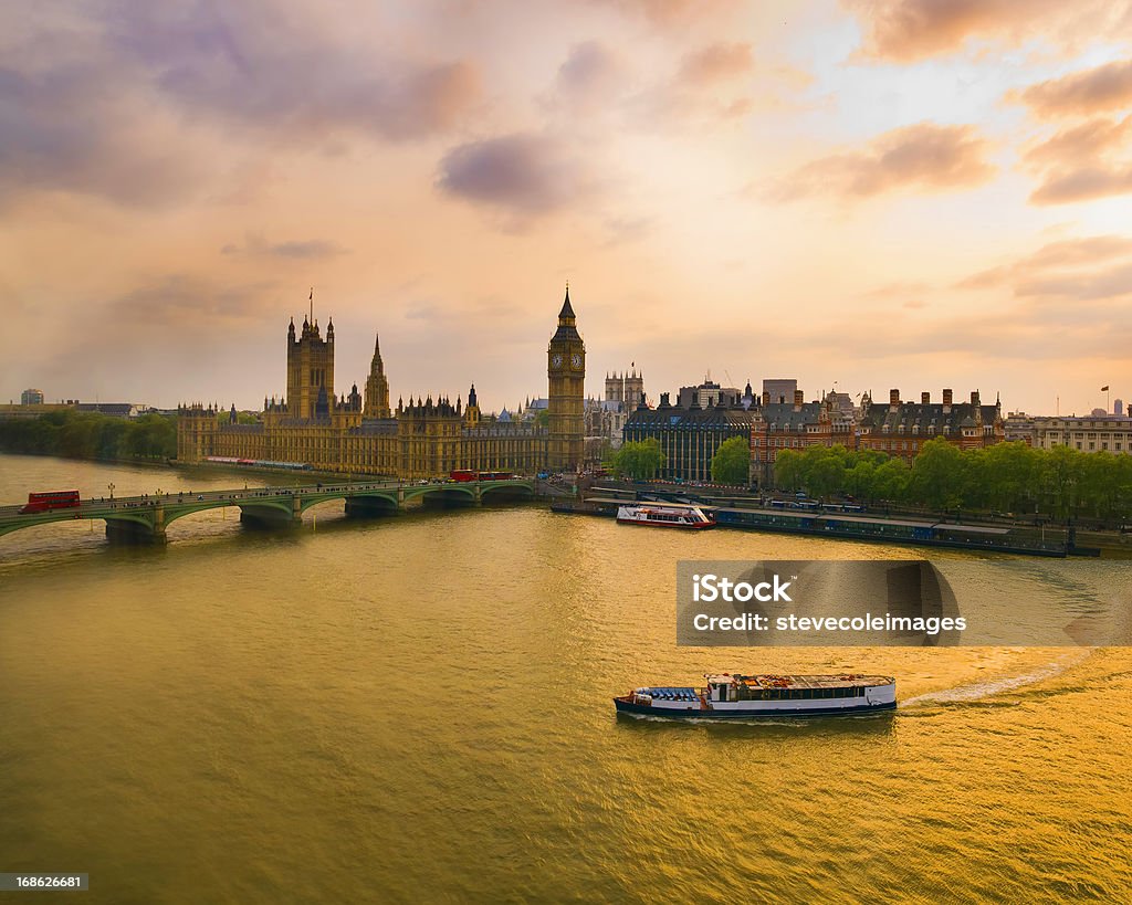 Big Ben e il Parlamento - Foto stock royalty-free di Londra
