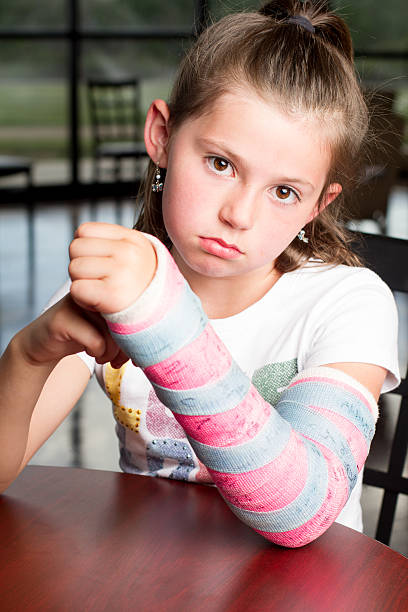 Pretty Girl with Broken Arm