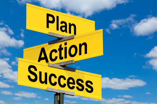istock Plan, Action, Success, Intersection Road Sign 168627554
