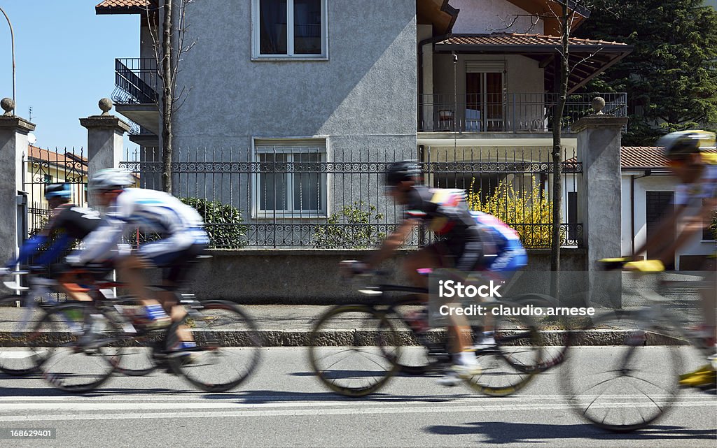 Ciclista gara. Immagine a colori - Foto stock royalty-free di Giro d'Italia