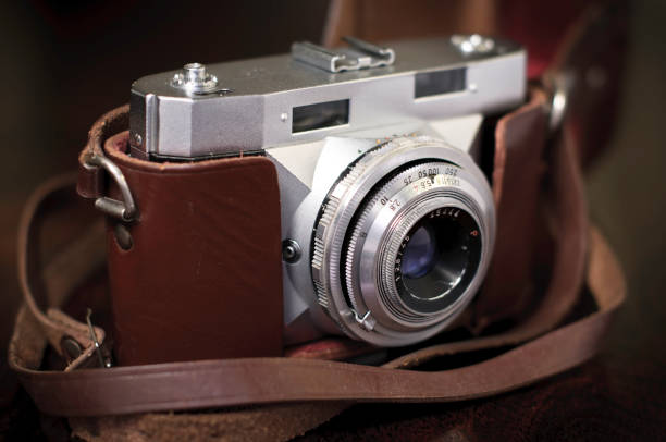 istock The 50s vintage photo camera 168629702