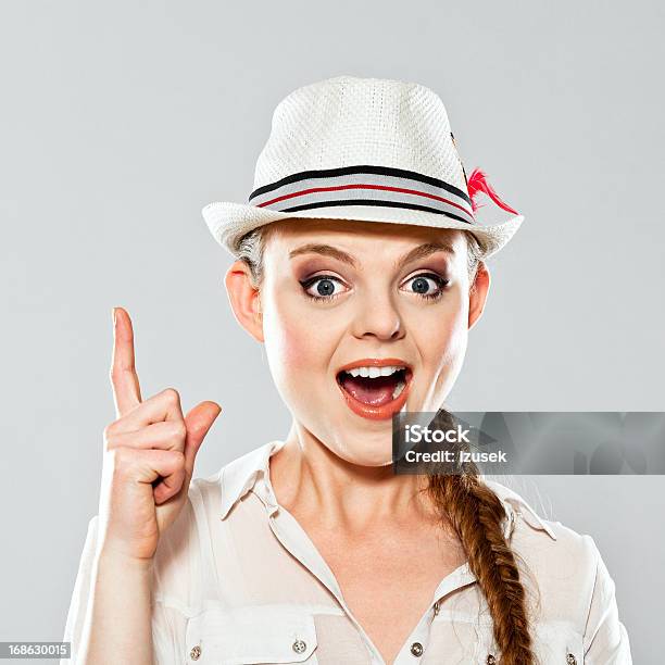Idea Stock Photo - Download Image Now - Index Finger, Rolling Eyes, Women