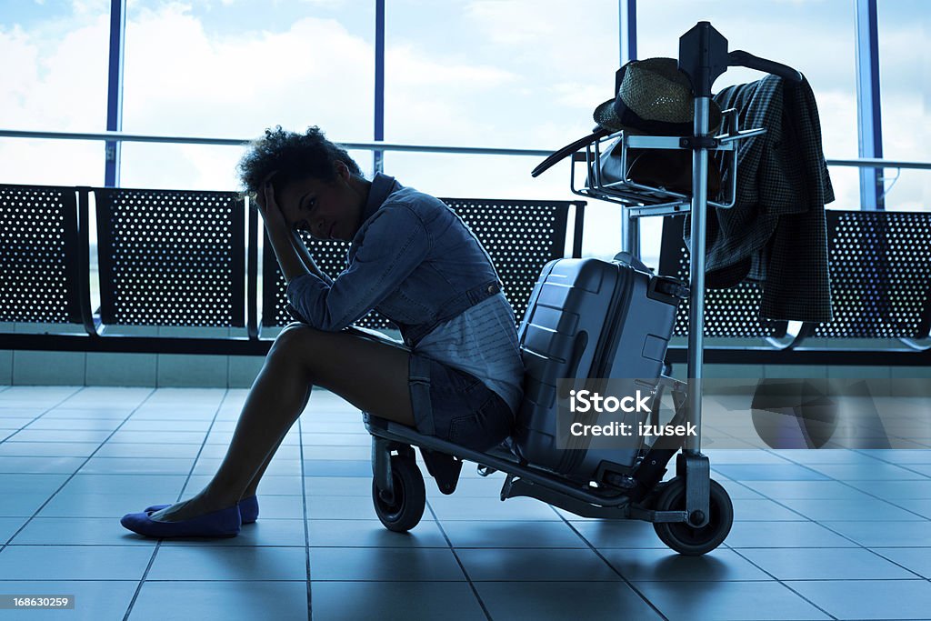 Verzögerungen - Lizenzfrei Flughafen Stock-Foto