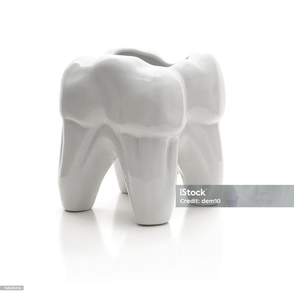 クローズアップホワイトの歯 - カッ�トアウトのロイヤリティフリーストックフォト