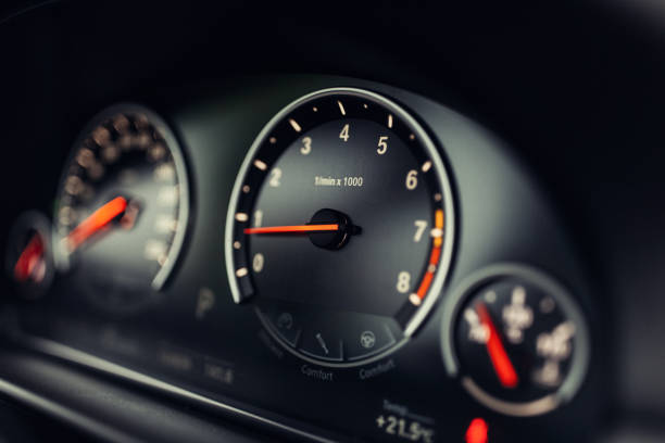 istock Tachometer of modern sport car panel 1686363458