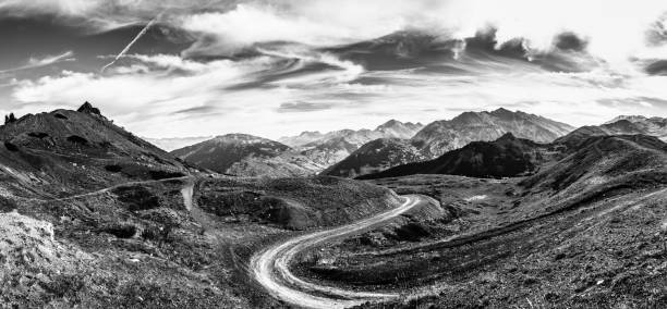 Alps on the border between Italy and France.