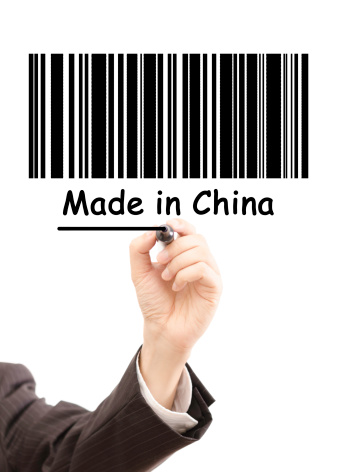 business concept of made in China