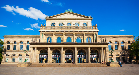 Staatsoper Hannover is a German opera and theater house in Hanover, Germany