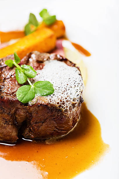 istock Grilled steak and beef gravy - delicious! 168640251