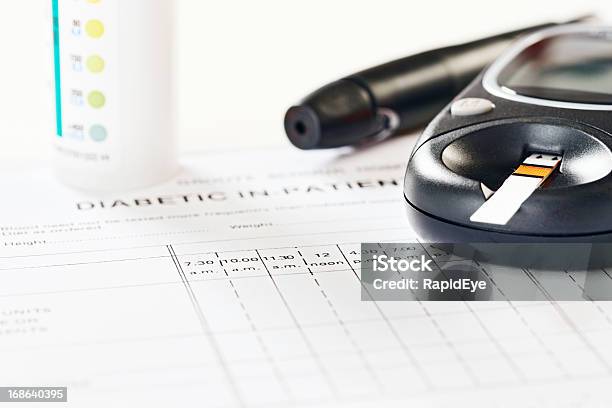 Medical Equipment Associated With Diabetes A Disease On The Increase Stock Photo - Download Image Now