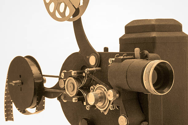 Old movie projector End of the session vintage movie projector stock pictures, royalty-free photos & images