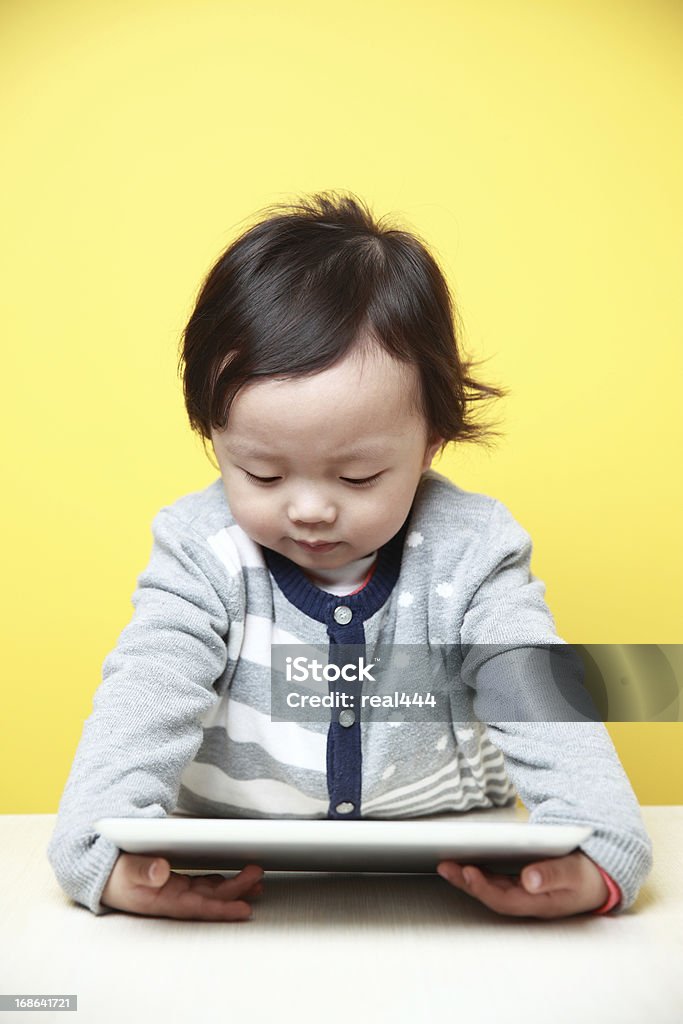 Linda asiática bebé - Foto de stock de 12-17 meses libre de derechos