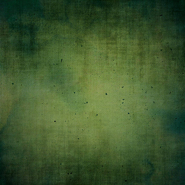 グリーングランジテクスチャ - textured effect scratched textured parchment ストックフォトと画像