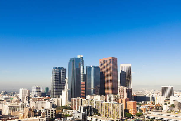 istock Los Angeles downtown skyscrapers, USA. 168643977