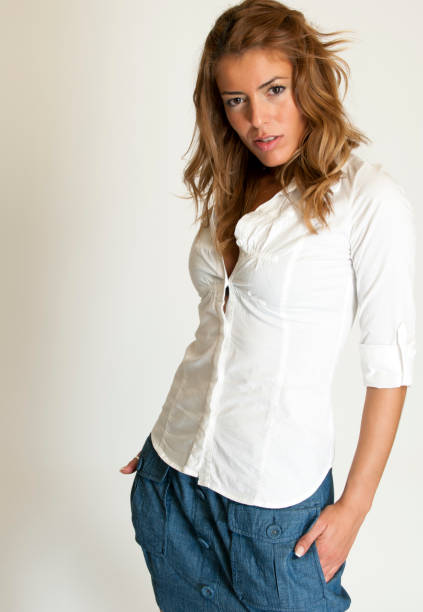 istock Beautiful serene woman 168644547
