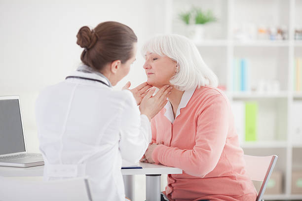 istock Senior woman at doctor's office 168645059
