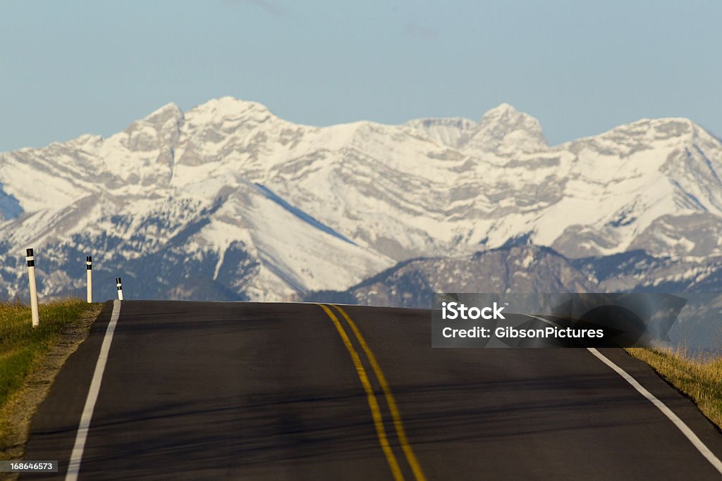 Освобождая West на Скалистые горы - Стоковые фото Автострада роялти-фри