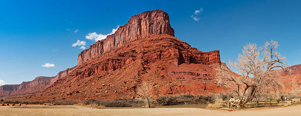 istock Rock mesa on the Colorado River, Hittle Bottom, Moab, Utah 168646678