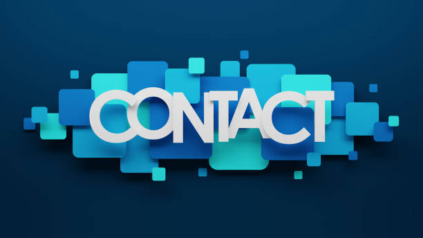 istock 3D render of CONTACT blue typography banner 1686481678