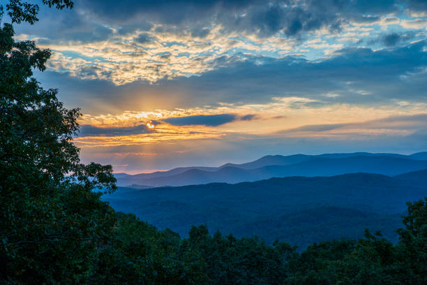istock Sun Setting Over the Smoky Mountains 1686493213