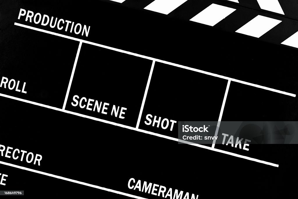 Film Clapper scheda - Foto stock royalty-free di Ciac cinematografico