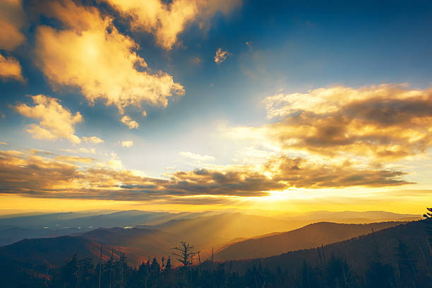 istock Sunset in a Mountain Landscape 168649945