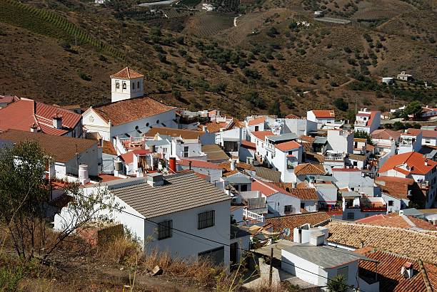 istock White village, Iznate, Andalusia, Spain. 168651247