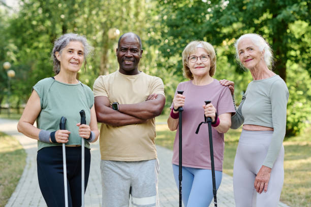 istock Senior people training outdoors 1686534514