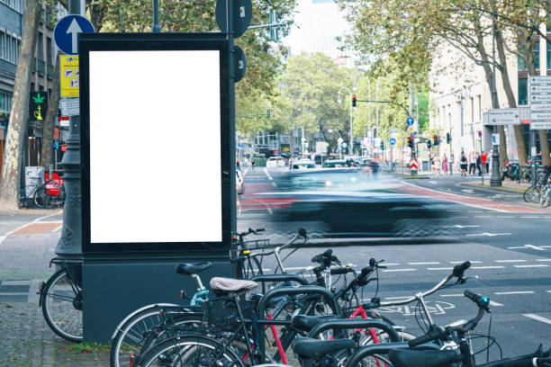 istock Digital Billboard in a City Street Downtown 1686572177
