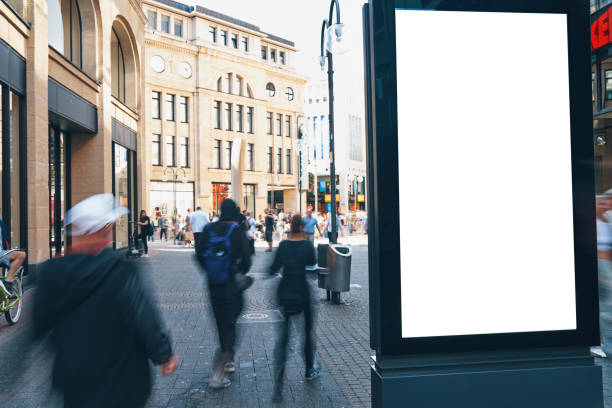 istock Digital Billboard in a City Street Downtown 1686575965