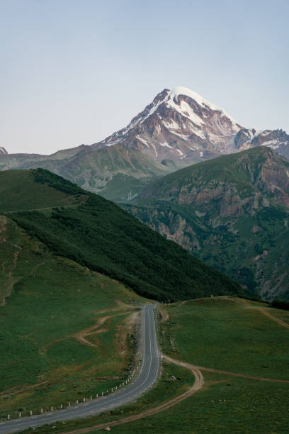 istock Scenic view of Kazbeg mountain at sunrise 1686720607