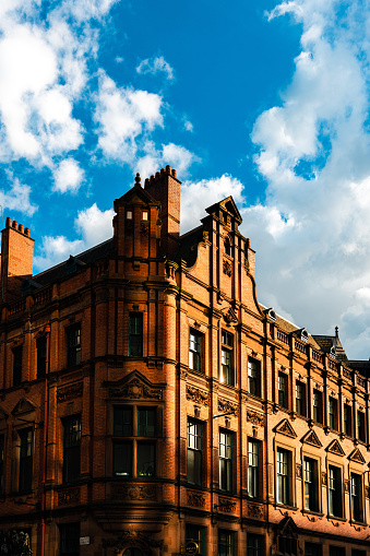 Typical English red brick architecture, from Manchester