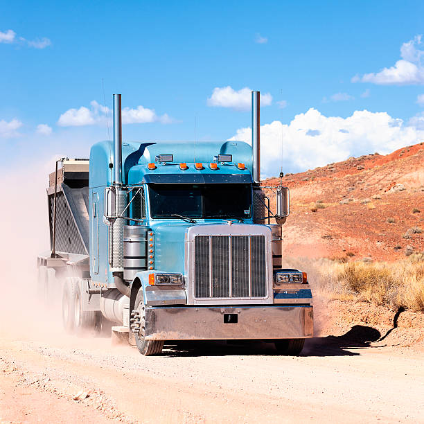istock truck on a desert 168674339