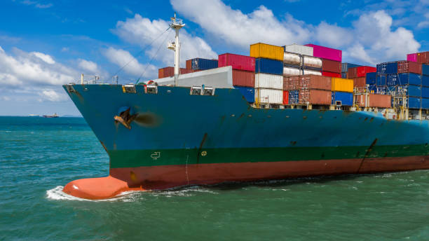 istock Container ship cargo freight shipping maritime, Global business nautical logistic import export commercial logistic and transportation worldwide international by container ship, Cargo freight ship. 1686747193