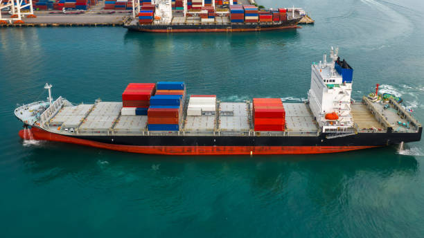 istock Container ship cargo freight shipping maritime, Global business nautical logistic import export commercial trade logistic and transportation worldwide internaional by container ship, Cargo freight ship. 1686749326