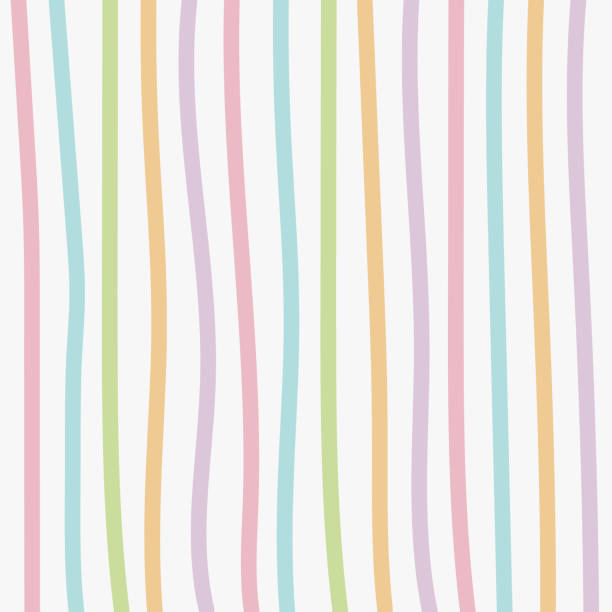 bildbanksillustrationer, clip art samt tecknat material och ikoner med pastel stripe pattern, colorful stripes seamless background, hand drawn brush strokes. - pastellmålning