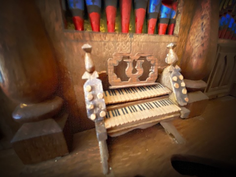 Antique Model of a church organ