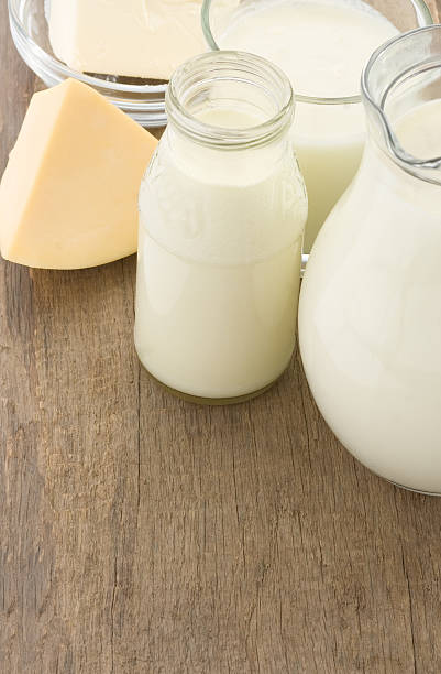 istock milk products and cheese on wood 168680133
