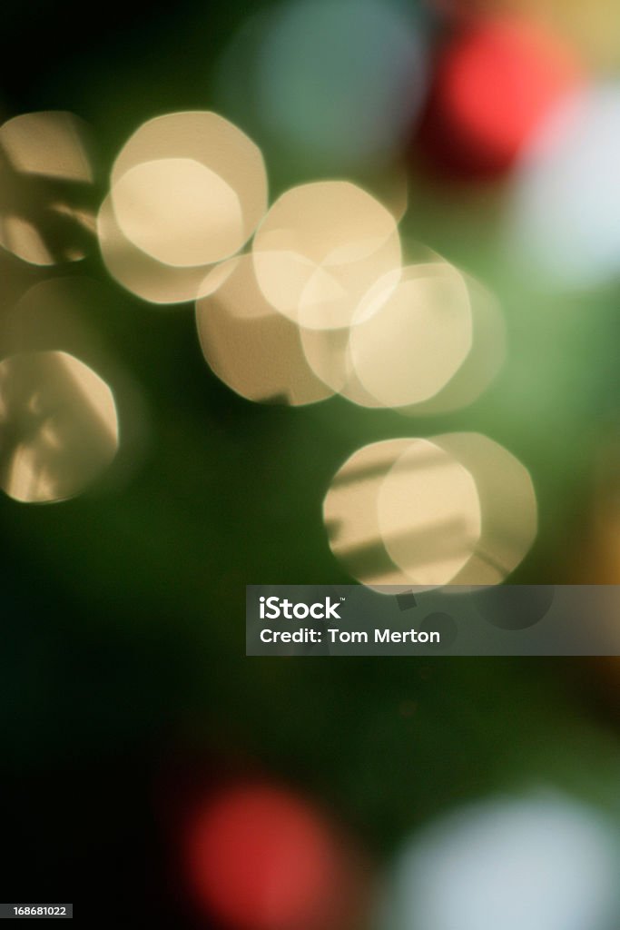 Desfocado Árvore de Natal - Royalty-free Antecipação Foto de stock