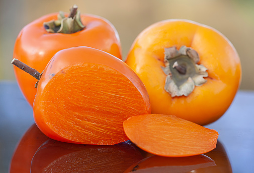 Group of persimmons