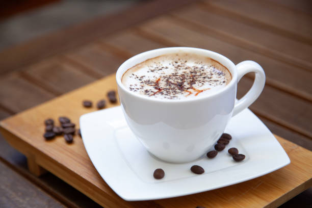 istock Creamy full fat Cappuccino coffee 1686894023