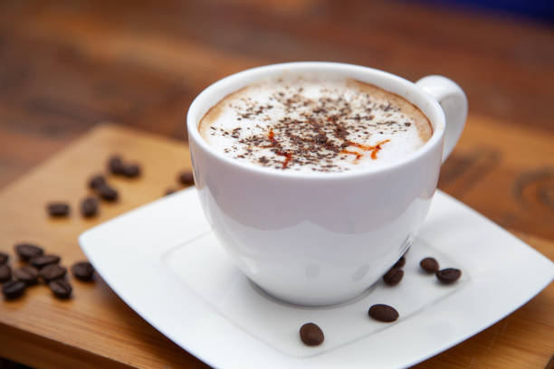 istock Creamy full fat Cappuccino coffee 1686896683